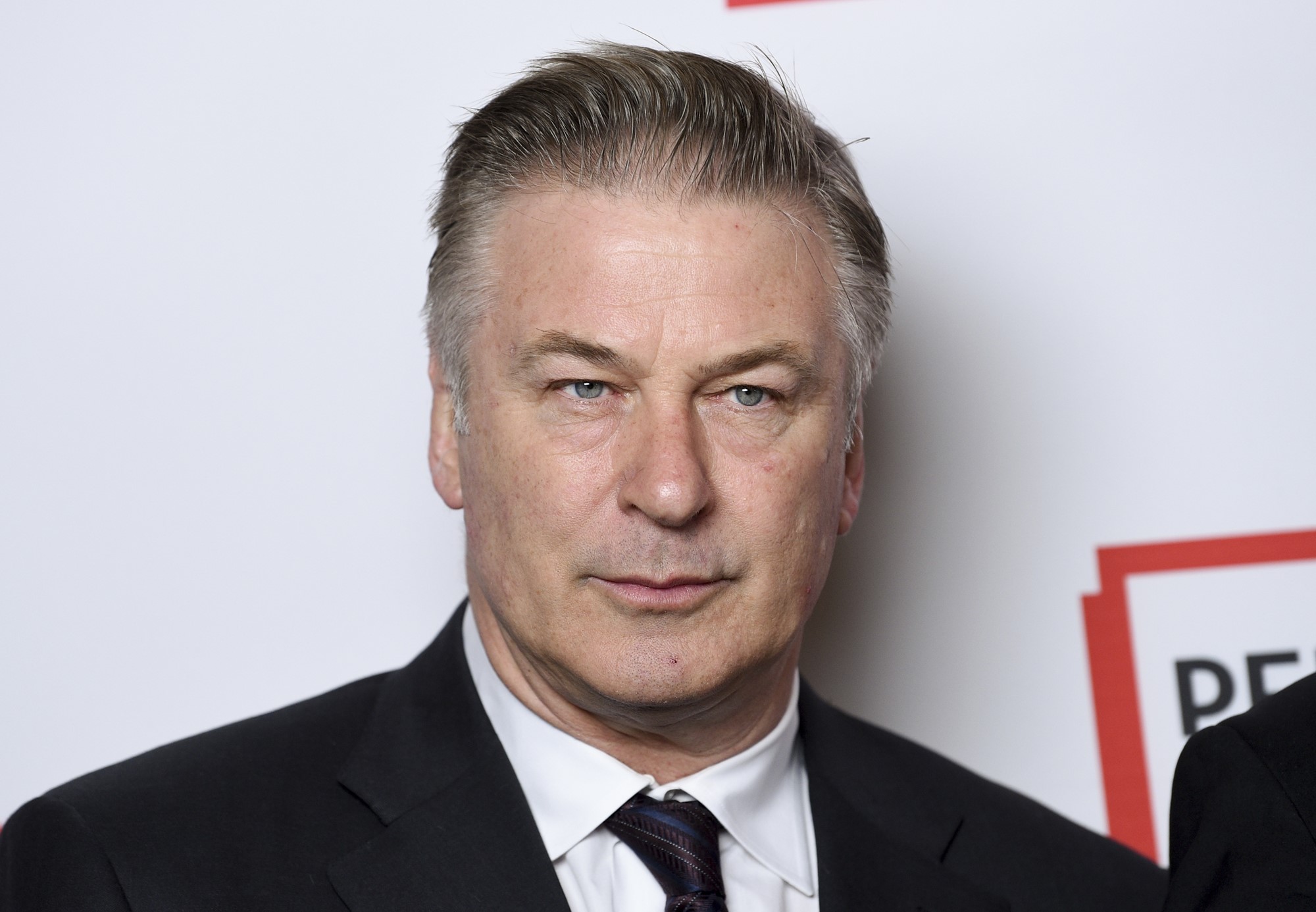 Close up of Alec baldwin on the red carpet