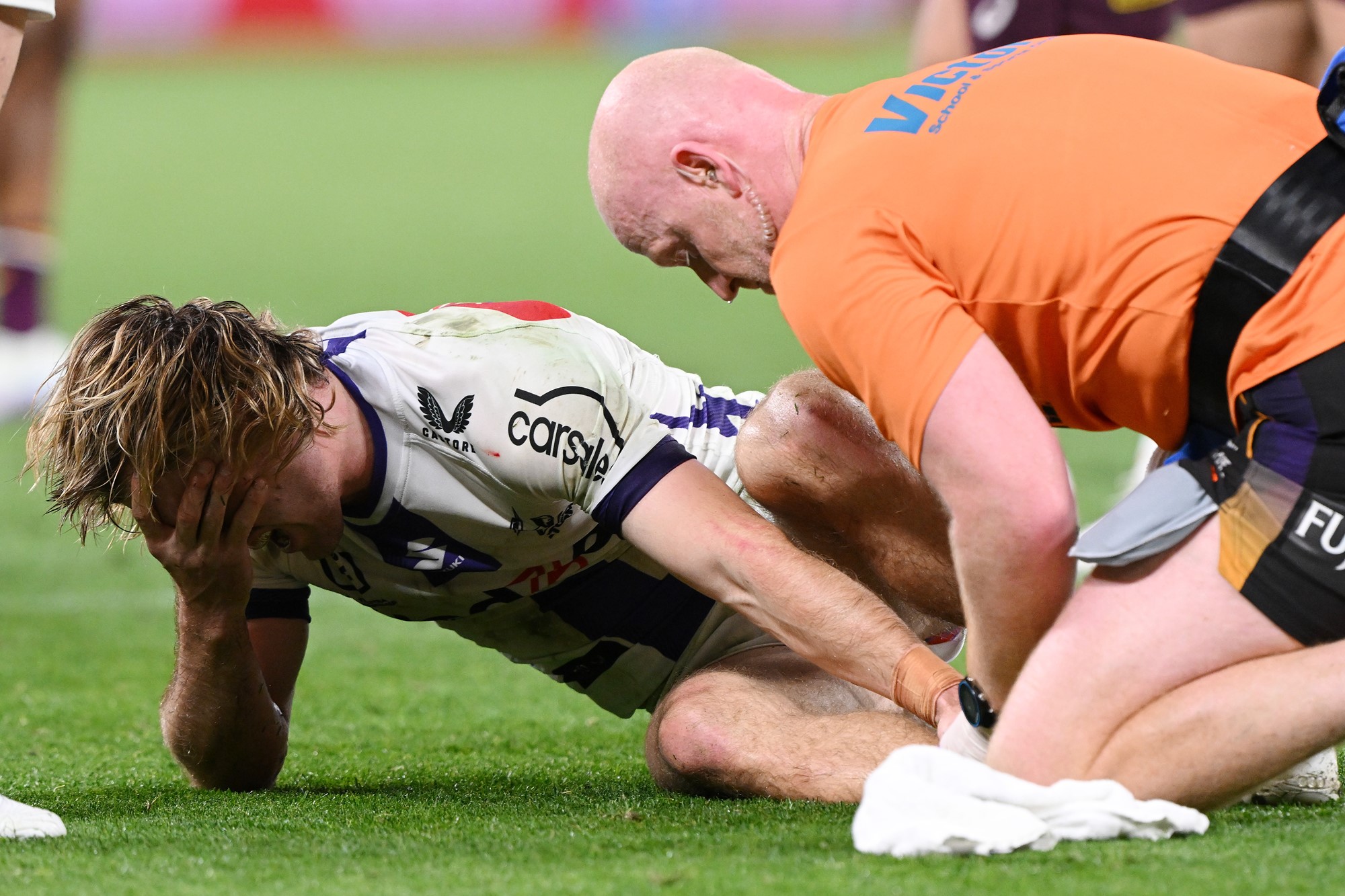 Brisbane Broncos beat Melbourne Storm at Lang Park for first time since  2009, booking NRL preliminary final spot - ABC News