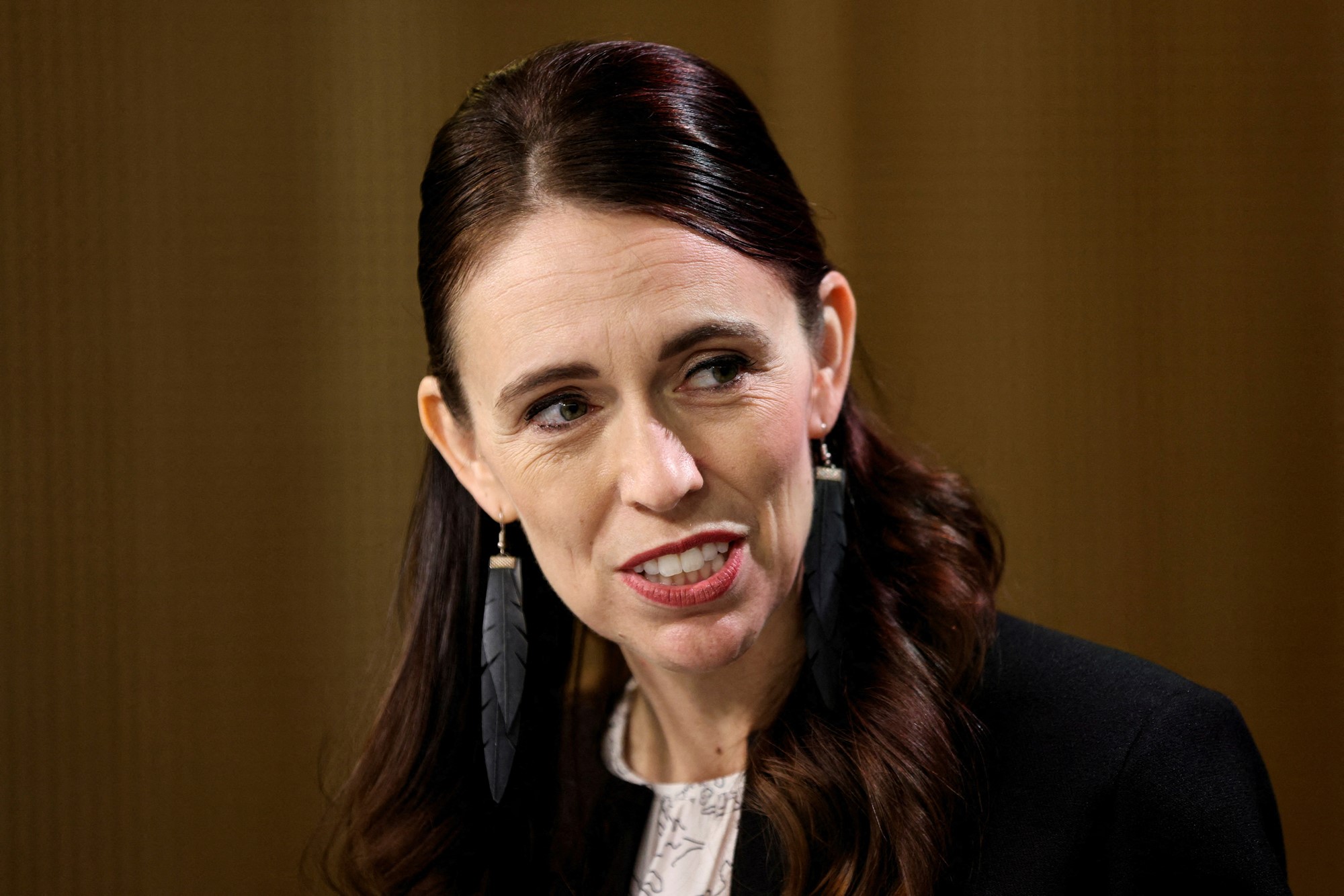 Close up of Jacinda Ardern