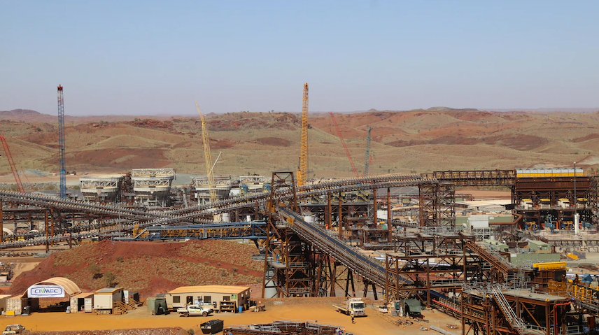 Iron ore mine in WA's Pilbarra