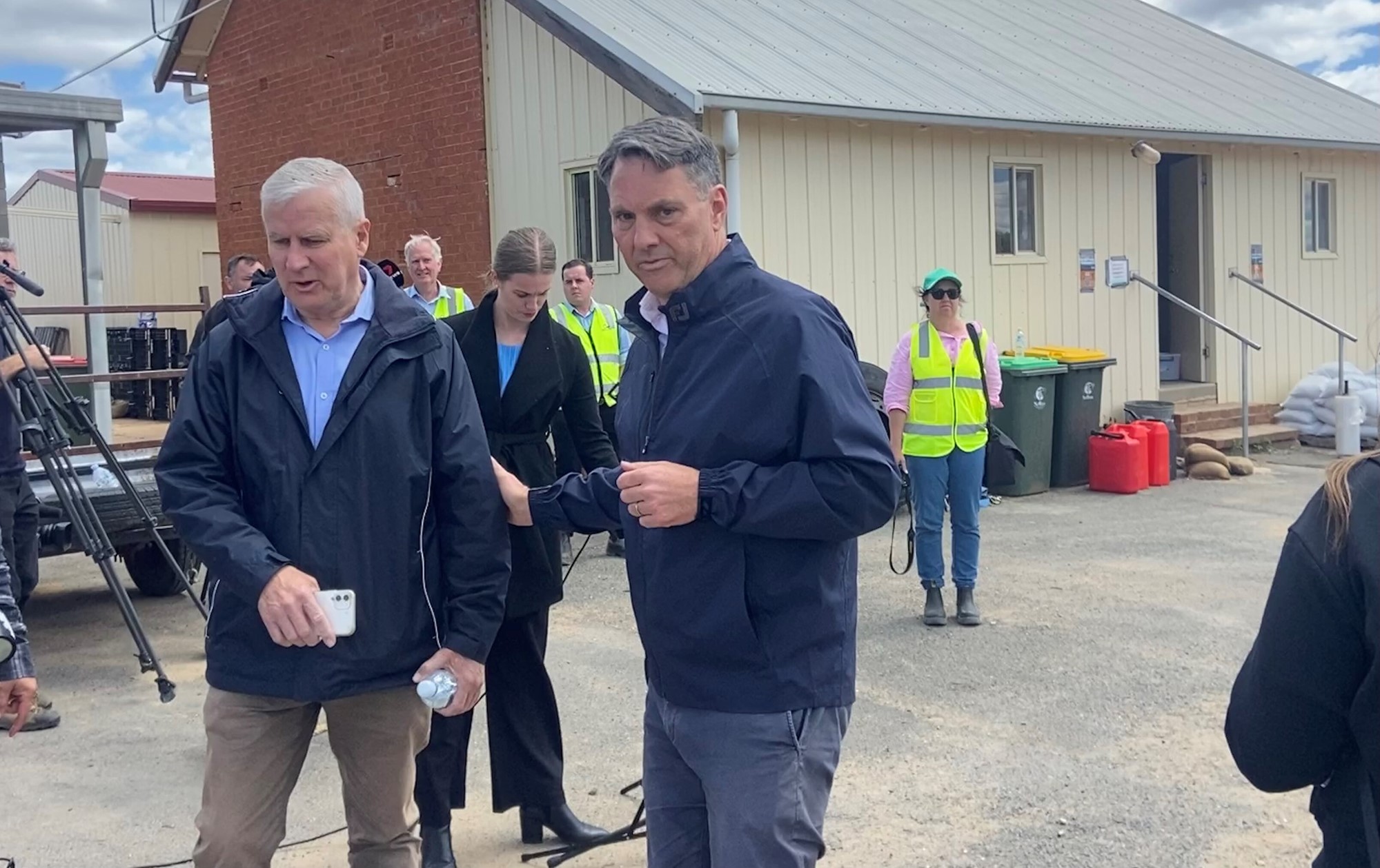 Michael McCormack (left) and Richard Miles (right)