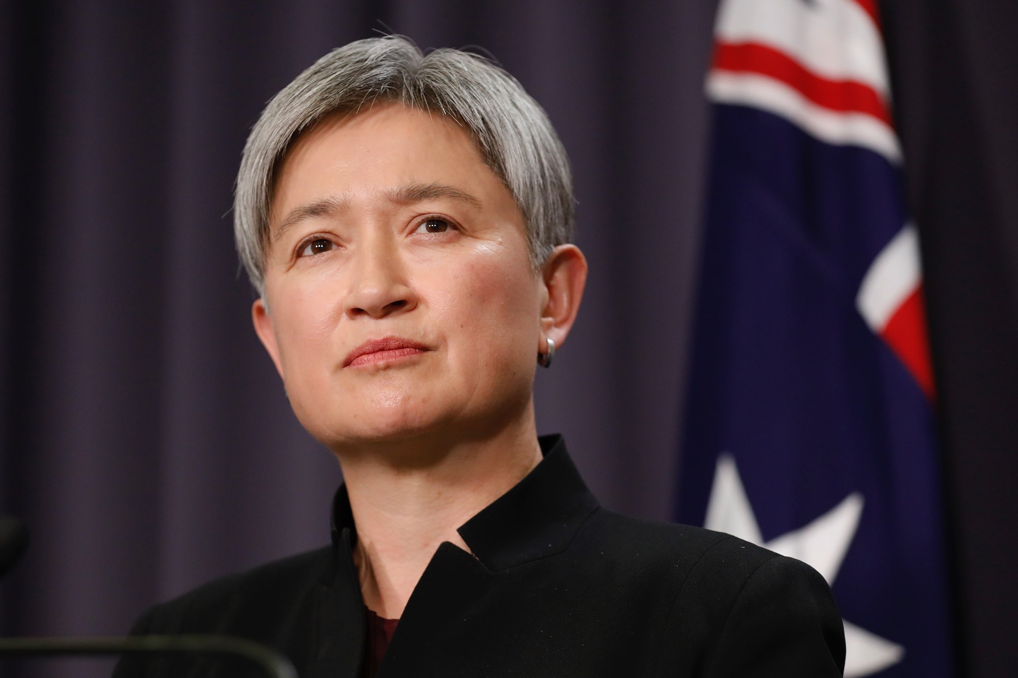 Close up of Penny Wong.