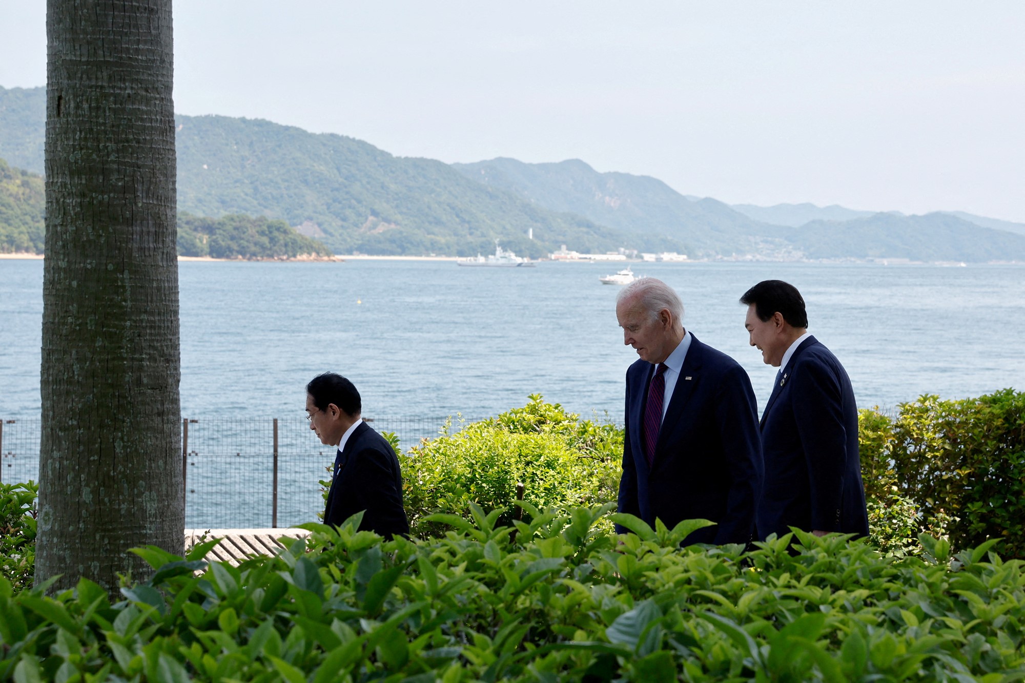 South Korea's President Yoon Suk Yeol said on Monday trilateral cooperation with the United States and Japan will grow stronger if North Korea's threats increase.He made the remark at a Cabinet meeting, days after he took part in talks with the leaders of the Untied States and Japan where they agreed to deepen military and economic cooperation.