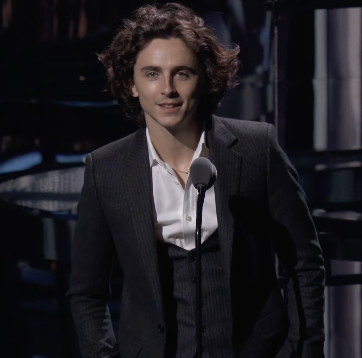 Timothée Chalamet Announces Game Of The Year At Award Show, The