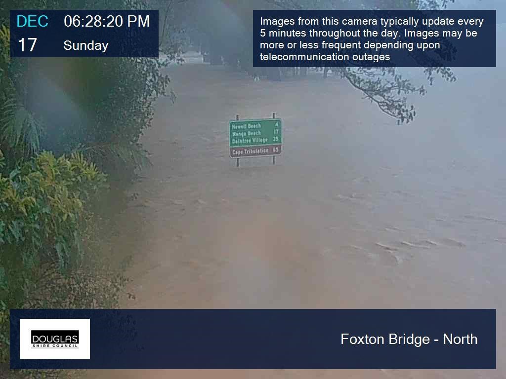 flooding at foxton bridge
