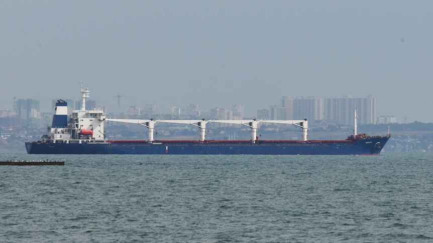 The Sierra Leone-flagged cargo ship Razoni