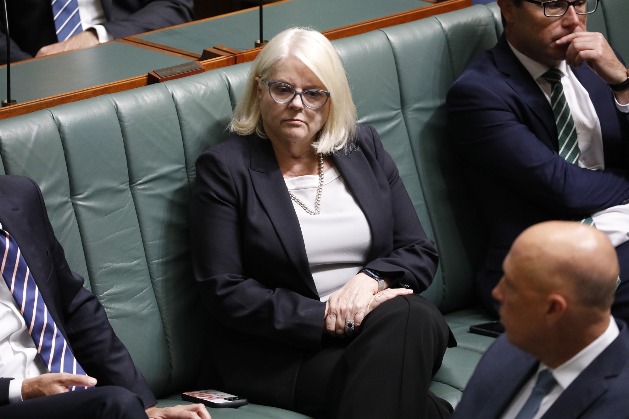 Karen Andrews sits in parliament.