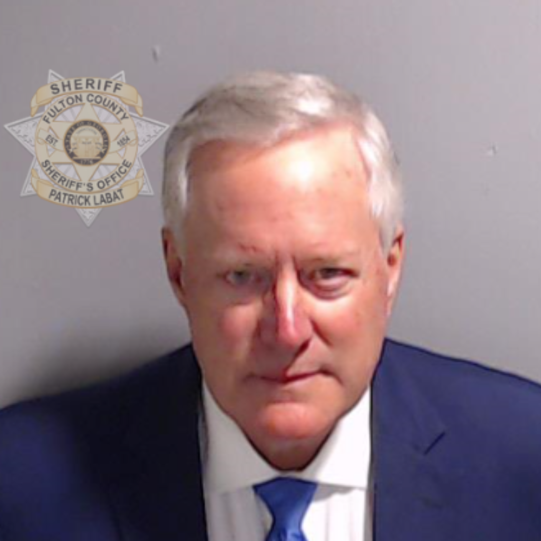 A man in a blue suit mugshot