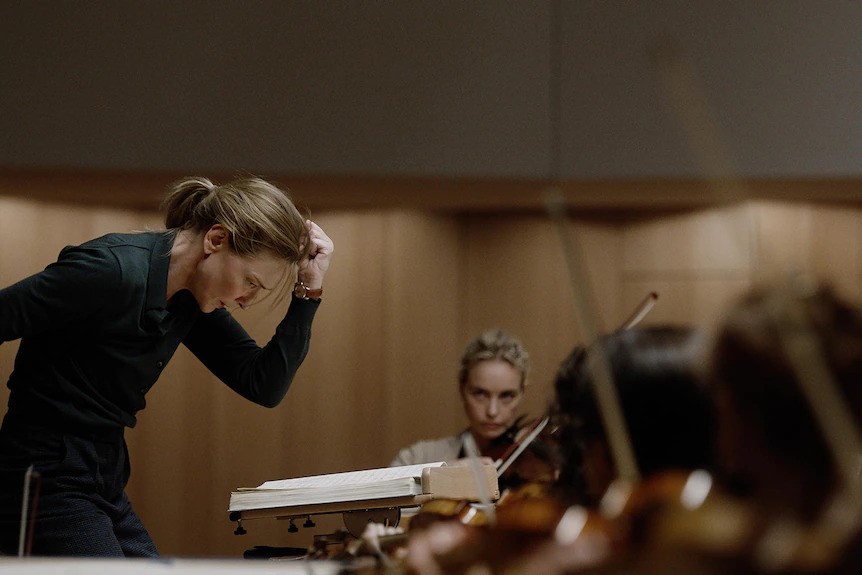 Cate Blanchett conducting