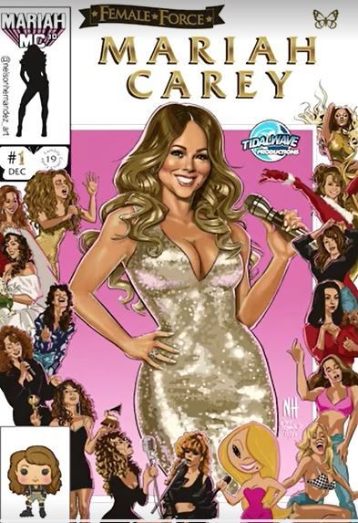An illustration of Mariah Carey