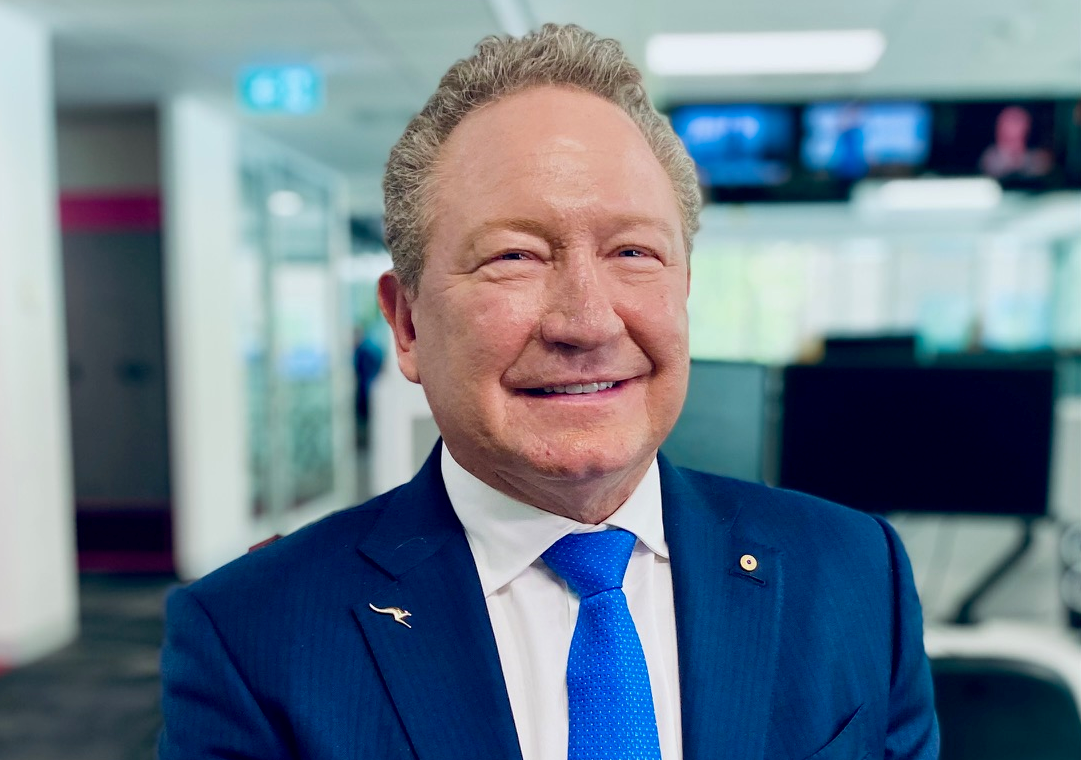 Andrew Forrest at the ABC office in Ultimo