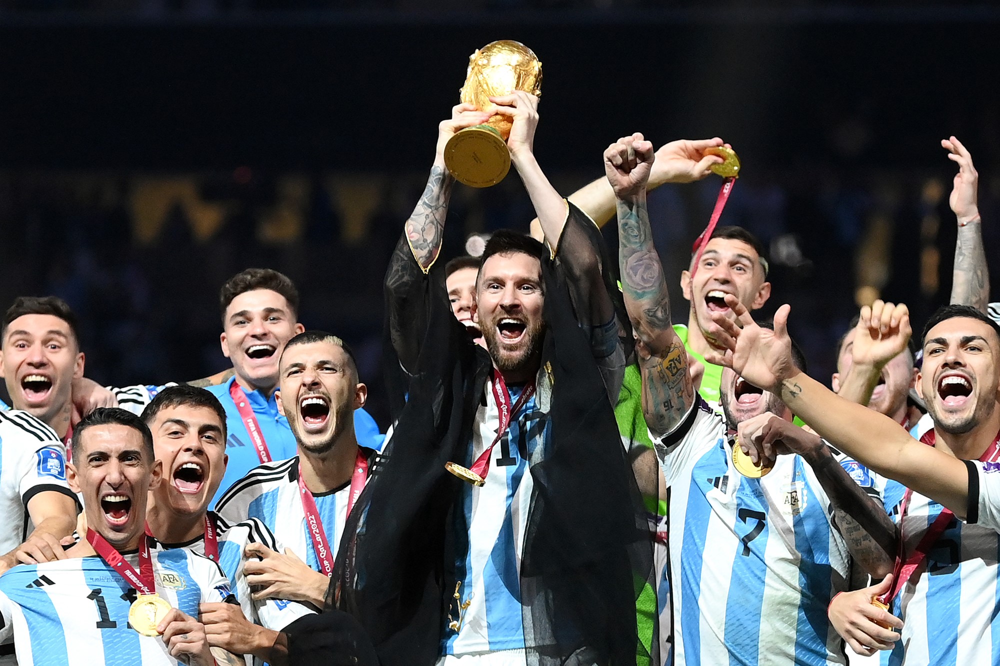 World Cup final: Messi fires Argentina to glory in dramatic win over France,  as Mbappe scores hat-trick in losing cause