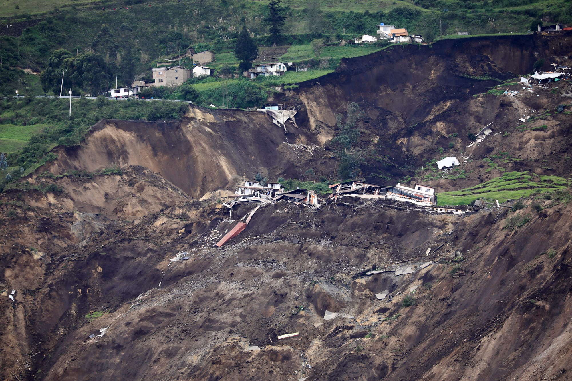 A landslide. 