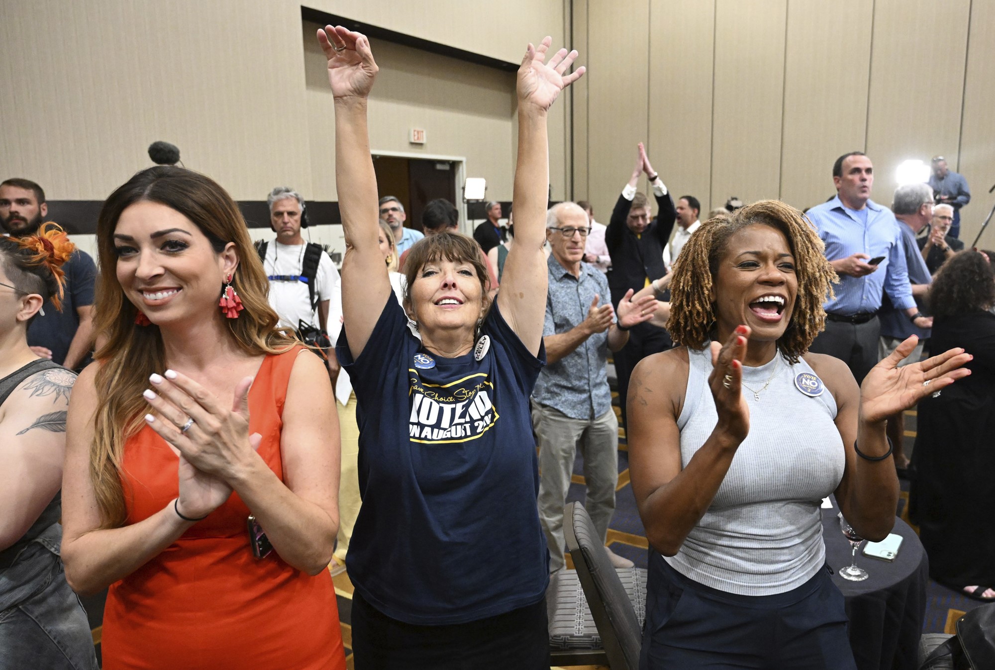 Women celebrating