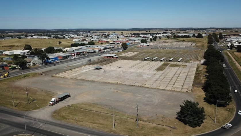 The former sale yards on Latrobe Street in Ballarat were to be transformed into a 1,800-bed athletes' village