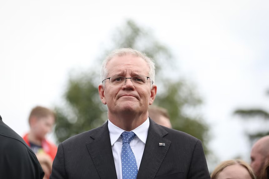 Scott Morrison in a suit and tie