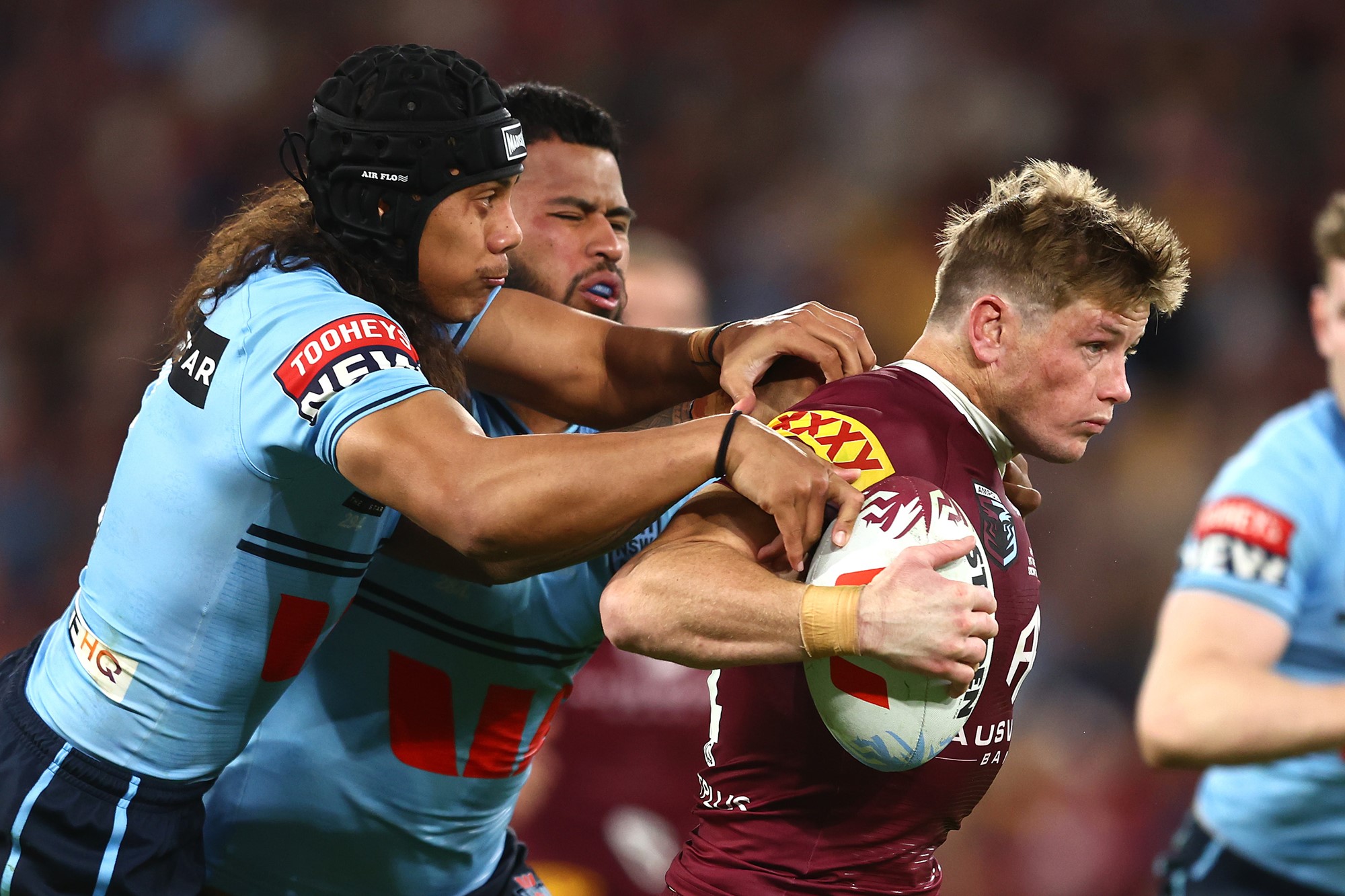 New South Wales Blues avoid State of Origin series whitewash with 24-10 victory over Queensland Maroons in Sydney